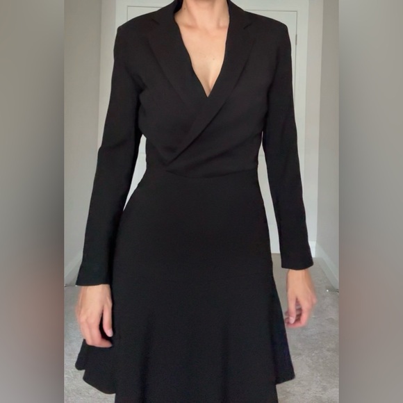 Massimo Dutti Black Long Sleeve Dress - Picture 1 of 8